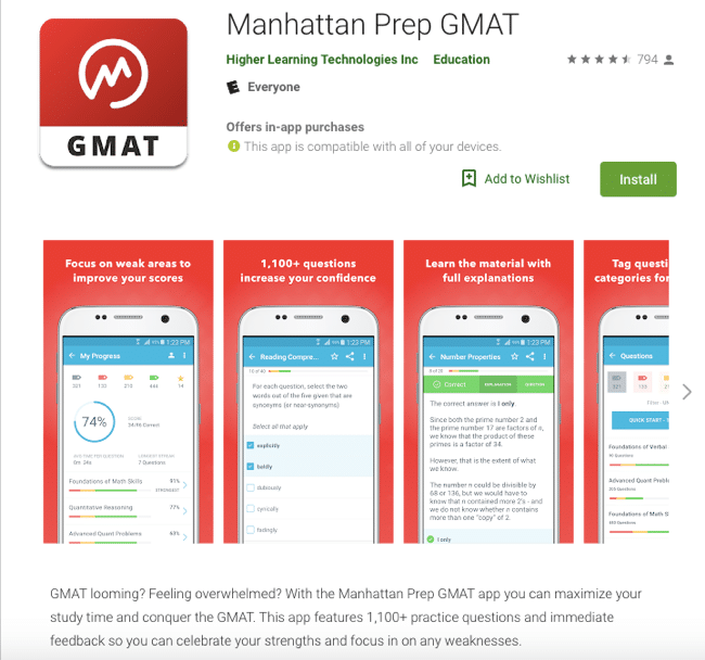 manhattan prep mobile app
